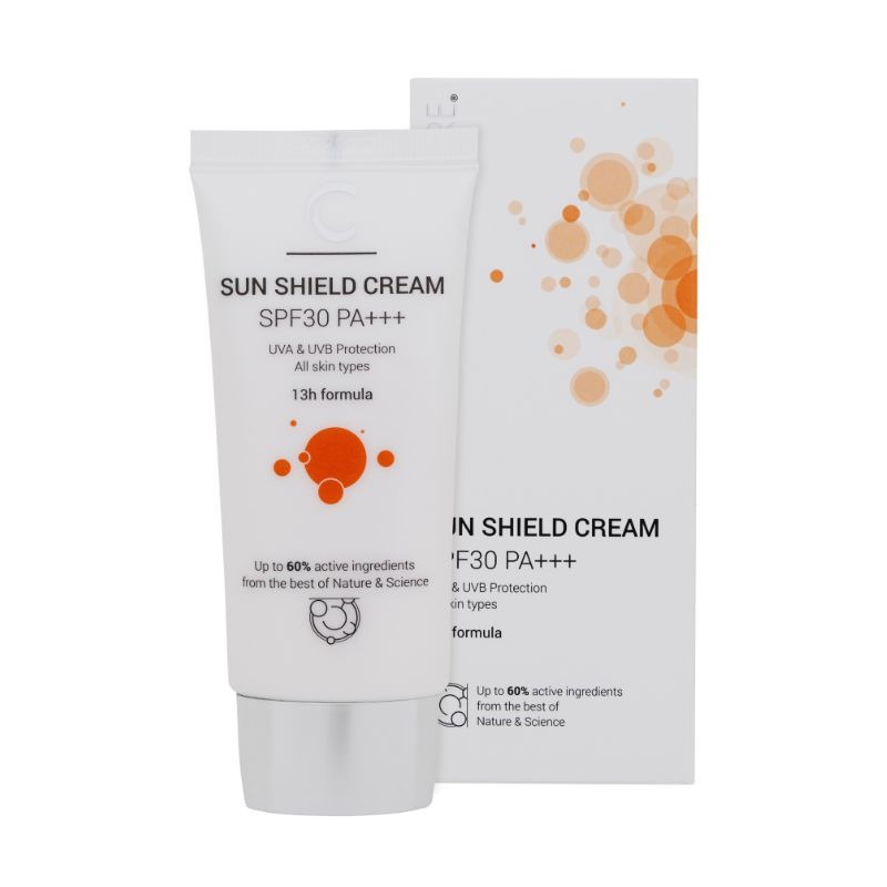 CLINICCARE Sun Shield Cream SPF30 tube and box