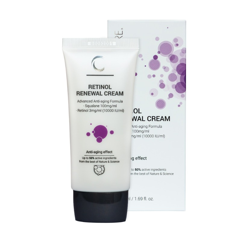 CLINICCARE Retinol Renewal Cream tube and box